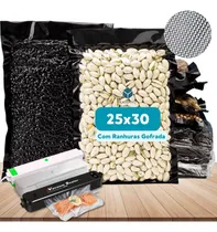 Comprar Embalagem A Vacuo 25x30 Ranhura Saco Gofrado Sous Vide 100un
