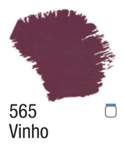 Tinta Acrílica Fosca Nature Colors 60ml Acrilex Cor Vinho