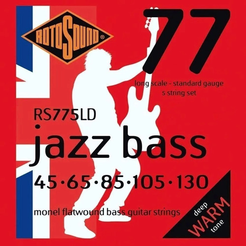 Rotosound Rs775-ld Swing Bass 5 Cuerdas Bajo 45-130 