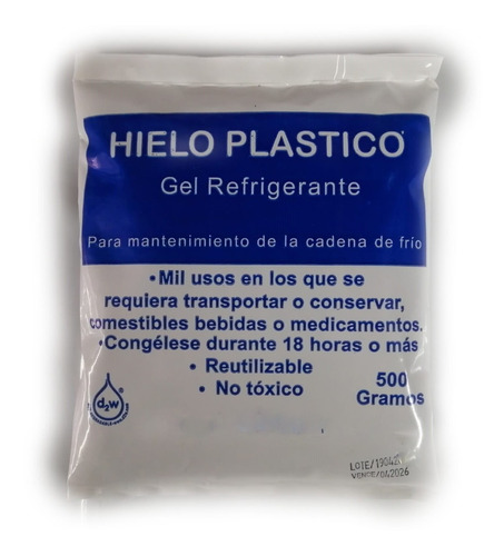 Bolsa Gel Refrigerante De 500g - g a $14