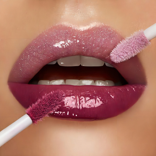 3d Hydra Lipgloss Kiko Milano Cor 21. Brun Rose Cor Rosa