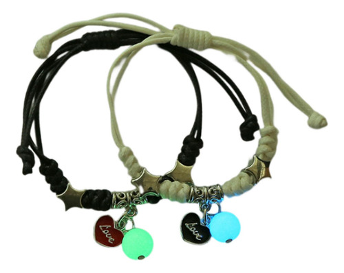 2x Pulsera Pulsera De Amigo Accesorio Pulsera De Encanto
