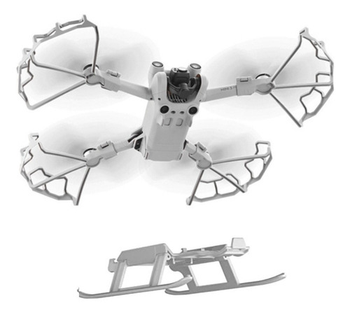 Kit Protetor Hélices Trem Pouso Trava Para Dji Mini 3/3pro