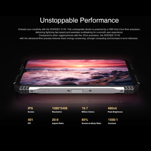 Smartphones Robustos Doogee S110 Octa Core De 12 Gb+256 Gb,