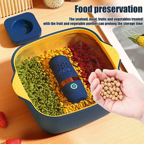Máquina Limpiadora Frutas Verduras,tecnología Purificación.