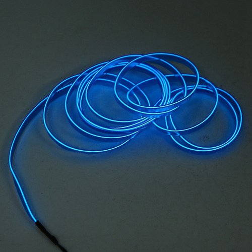 Panel Interior Led Frío Azul Con Panel Neon Strip Dc, 12 V,