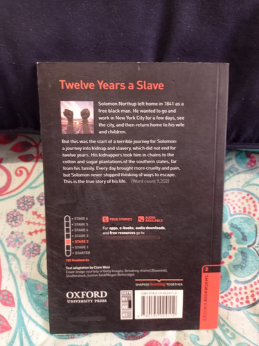 Twelve Years A Slave - Autor: Solomon Northup - Oxford (Usado)