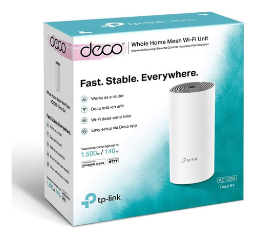 Router Deco Tp Link Home Mesh E4 1 Pack Ac1200 Rango 150m2