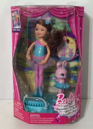 Barbie Y Zapatillas Magicas Con Mascota X8816