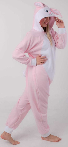 Pijama Entero Conejo Kigurumi Invierno Adulto 1,50 A 2,19mts