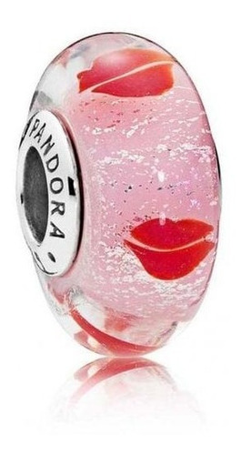 Charm Pandora Murano Besos Alrededor Del Cristal Original