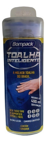 Toalha Inteligente automotiva Bompack cor azul 1 unidad