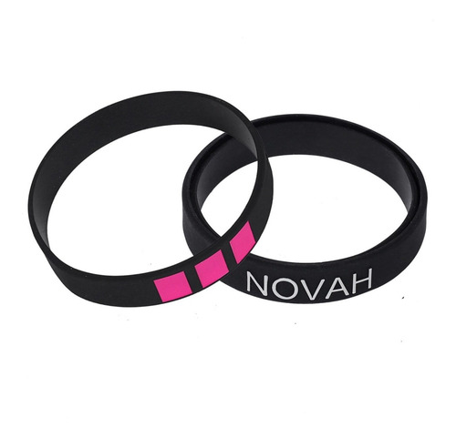 Brazalete Piloto Silicona 3 O 4 Barras Rosado