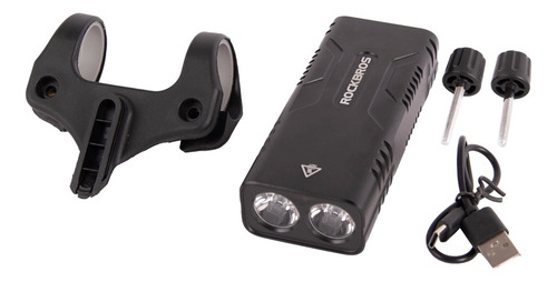 Luz Led Bicicleta De 10000mah Recargable Vía Usb Rango 500m