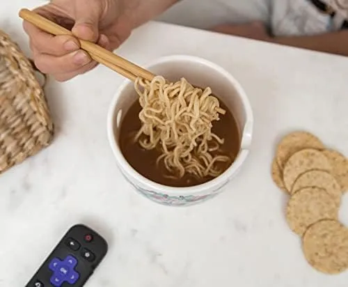 Hatsune Miku Crypton Voice Tazón De Ramen De 14 Onzas Con Pa