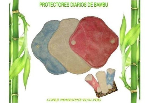  Protectores Diarios X  3 Und. Femeninos  Ecológicas