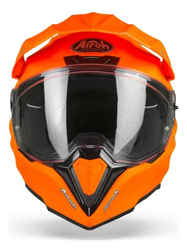 Airoh commander naranja hot sale
