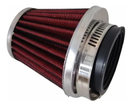 Imagem 2 de 4 de Filtro Ar Esportivo Cônico Cg Fan Titan Ybr 125 45mm Eksim