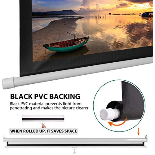 Pantalla De Proyector Manual De 100 Pulgadas Relación ...
