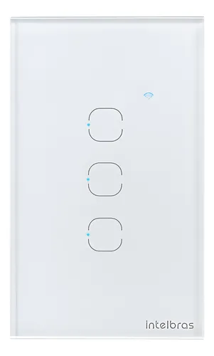 Interruptor Smart Touch Wi-fi 3 Tec...
