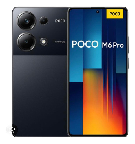 Xiaomi Poco M6 Pro 8gb/256gb + Smartwatch Y Auriculares Negro