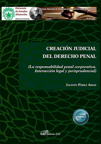 Libro Creacion Judicial Del Derecho Penal - Perez Arias, ...