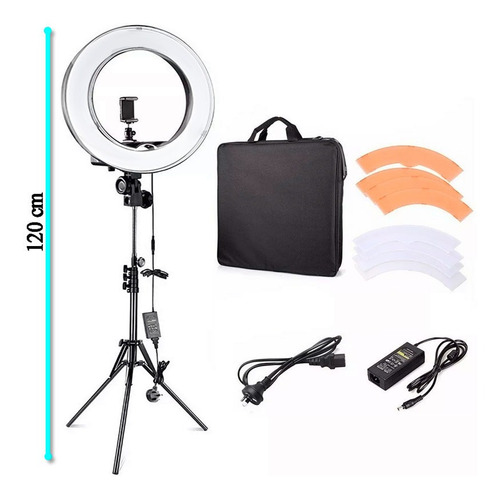 Aro Luz Led Profesional 240 Focos 18 PLG Maquillaje Lampara