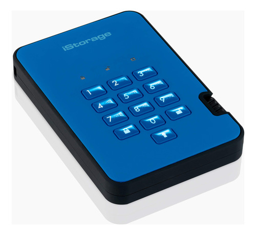Istorage Diskashur2 Hdd 3tb Azul | Disco Duro Portátil