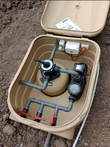 Imagen 9 de 9 de Kit Filtrado Vulcano Pileta Fibra / Hormigón Instalado