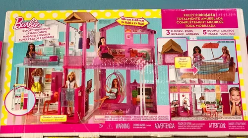 Casa da Barbie de 3 Andares com Garagem e Piscina Novo Mattel | Brinquedo  Mattel Nunca Usado 28713248 | enjoei