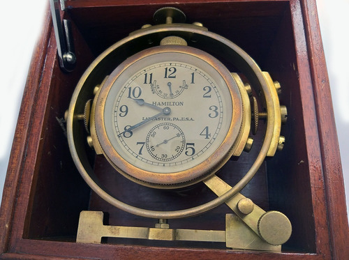 Hamilton Mariner Chronometer Mod 22 Fantástica Conservação