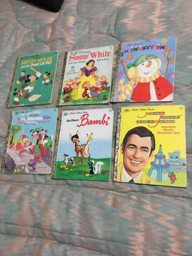The Little Golden Books Mickey Mouse Set De 6 Libros En Ingl