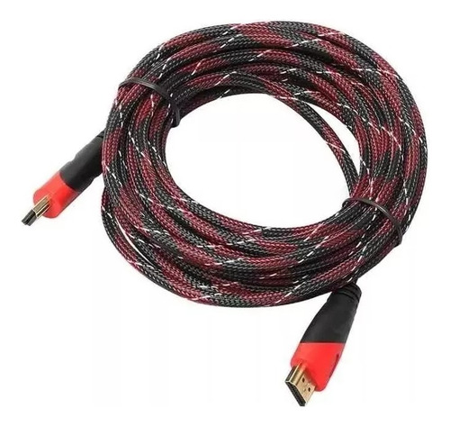 Cable Hdmi 5 Metros Doble Filtro Mallado Punta Dorada
