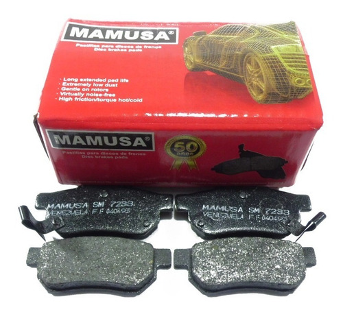 Pastillas Freno Trasera Hon Civic Japones 1998 1999 7233 Mam