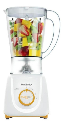 Liquidificador Flash Mix+ 2,1 Litros Branco Mallory 220v