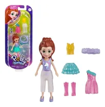 Comprar Polly Pocket Muñeca Con Set De Moda Pequeño Hnf50 Mattel