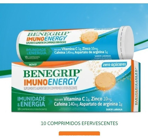 Benegrip Inmunidad Y Energía 10 Comprimidos Efervescentes