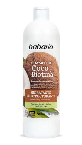 Champu Babaria Coco Y Biotina 700ml Original
