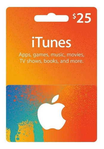 Imagen 2 de 2 de Itunes Usa 25 Usd Solo Para Cuentas Americanas - No México