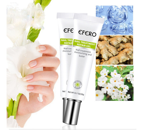 Gel Reparador De Uñas Efero, 2 Unidades, Tratamiento De Uñas