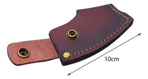 Funda Rústica Para Cabeza De Hacha De Cuero Pu 8cm