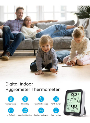 Higrómetro Termómetro Govee Smart Bluetooth Con Notificación