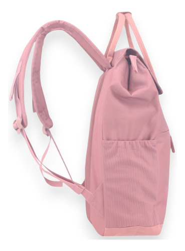 Mochila Wilson Square 16 Urbana Facultad Uso Diario Moda Rosa Liso