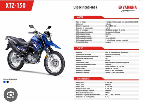 Yamaha Xtz 150 Inyección