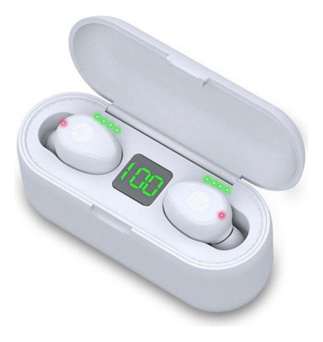 Auricular Bluetooth F9 Blanco