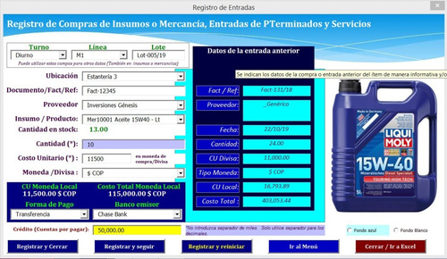 Sistema Administrativo Pymes Y Emprendedores V2 Excel /video