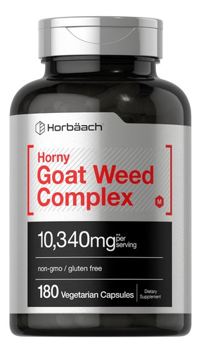 Horny Goat Weed + Mezcla Herbal 10340mg Potencia Libido 180