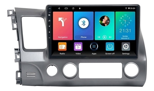 Estereo Android Carplay Para Honda Civic 2006-11 Wifi 2+32g