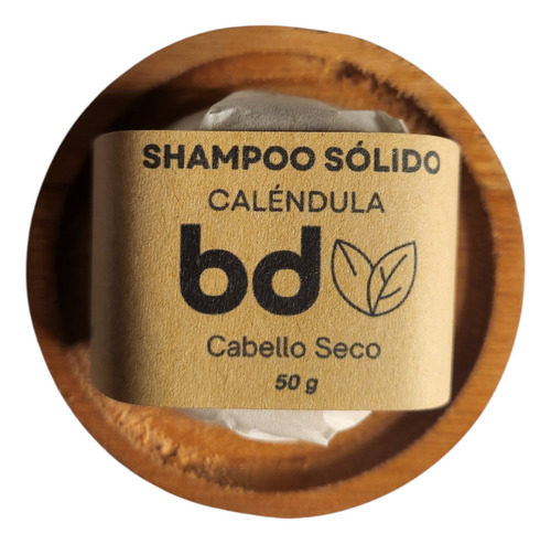 Shampoo Sólido Caléndula- Cabello Seco -biodeva
