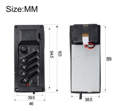 Pastilla Para Guitarra Eléctrica Acústica Eq-7545r + Regalo
